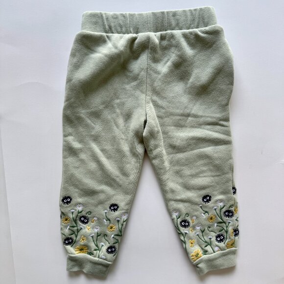 Studio Ghibli Jogger Pants | My Neighbor Totoro Print | Grey | 3T | GUC - Picture 3 of 5